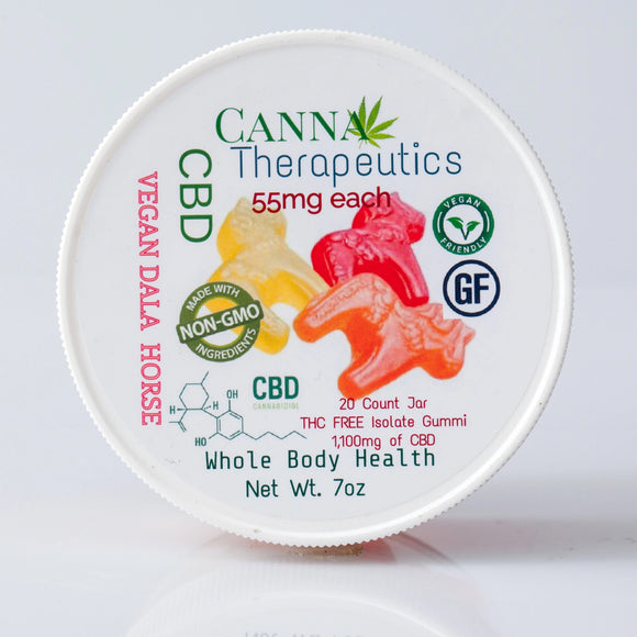 Vegan Dala Horse Gummies 55 mg CBD