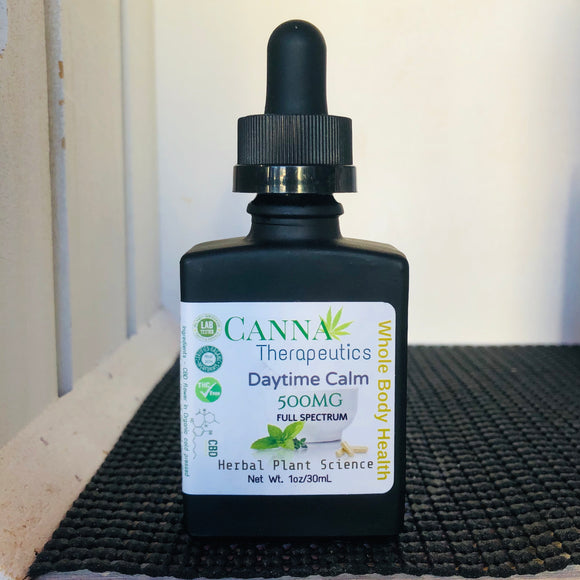 Daytime Calm CBD Oil Full Spectrum Alcohol Free 500mg