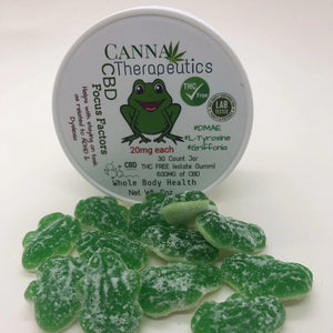 Focus Frogs Focus Factors CBD Gummies 20mg