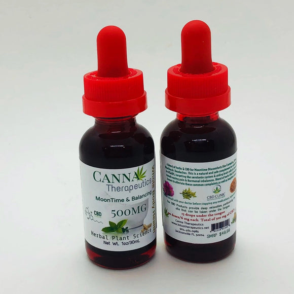 Moontime and Balancing CBD Oil 500mg