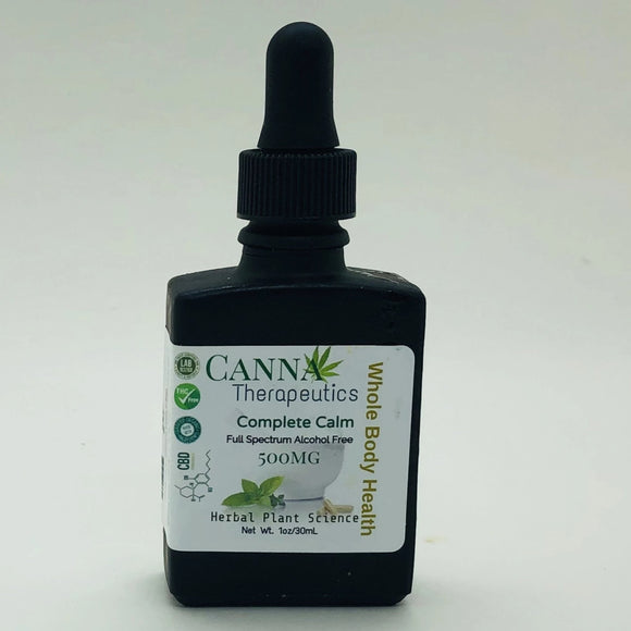 Complete Calm CBD Oil 500mg Full Spectrum Alcohol Free