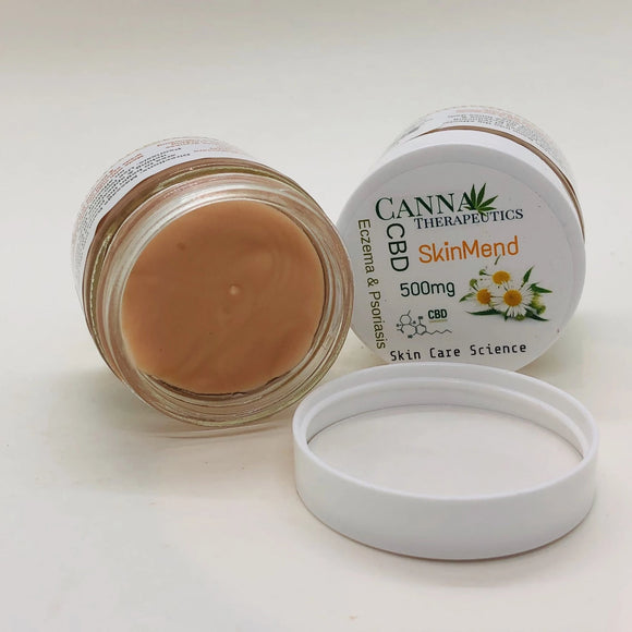 Skin Mend Cream for Eczema and Psoriasis  500mg CBD