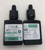 Organic Unflavored CBD Oil 1000mg CBD