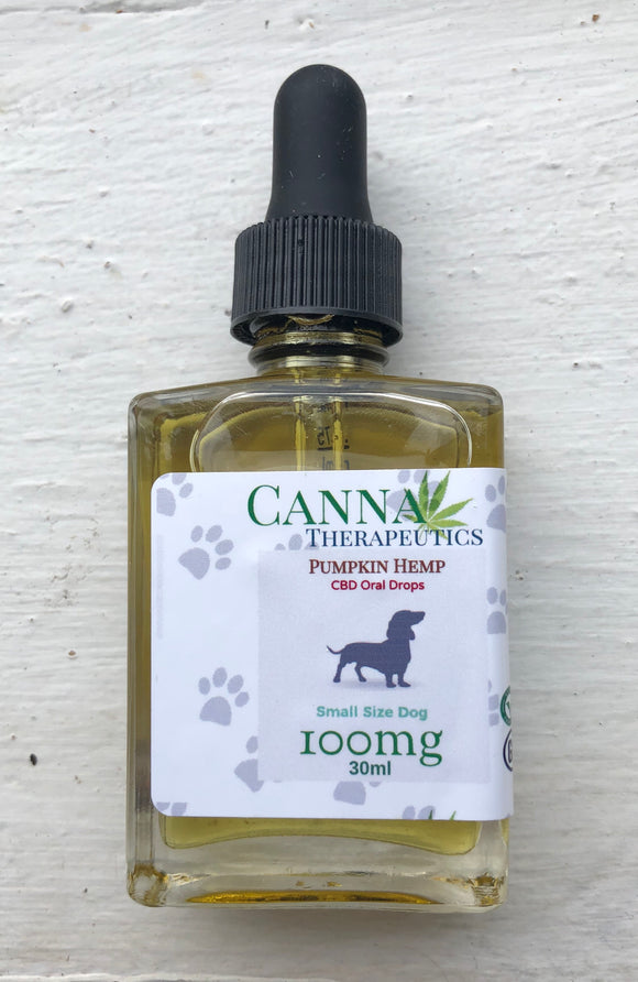 Pumpkin Oil for Small Dogs 100mg CBD
