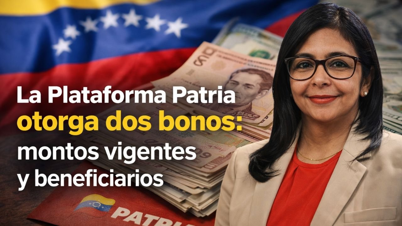 La Plataforma Patria otorga dos bonos: montos vigentes y beneficiarios
