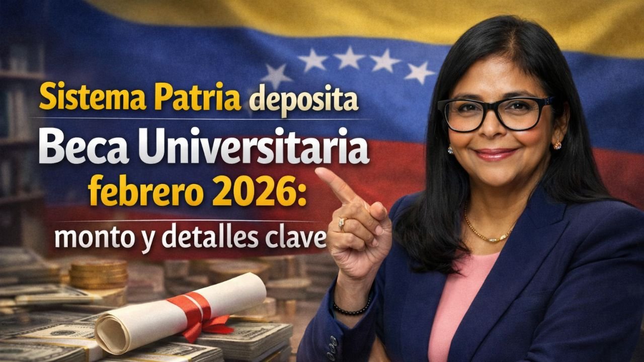 Sistema Patria deposita Beca Universitaria febrero 2026: monto y detalles clave